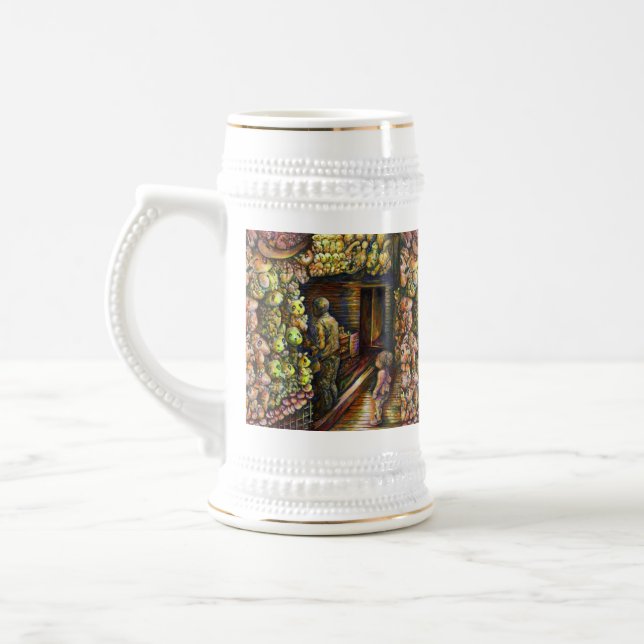 North of the Circus Beer Stein (Left)