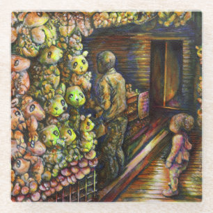 North of the Circus Glass Coaster