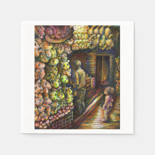 North of the Circus Napkin