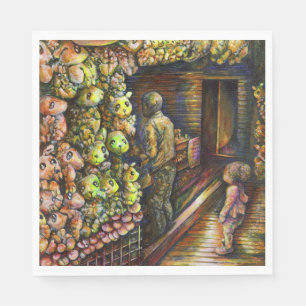 North of the Circus Napkin