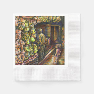 North of the Circus Napkin