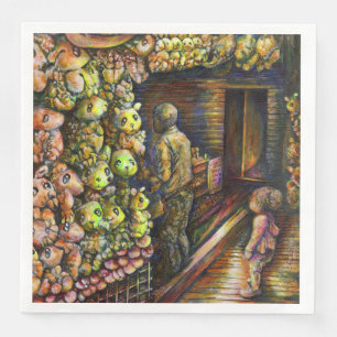 North of the Circus Napkin