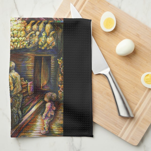 North of the Circus Tea Towel (Quarter Fold)