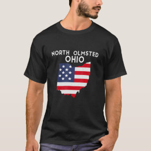 North Olmsted Ohio USA State America Travel Ohioan T-Shirt