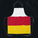 North Ossetia Flag Apron<br><div class="desc">Patriotic flag of North Ossetia Alania.</div>
