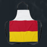 North Ossetia Flag Apron<br><div class="desc">Patriotic flag of North Ossetia Alania.</div>