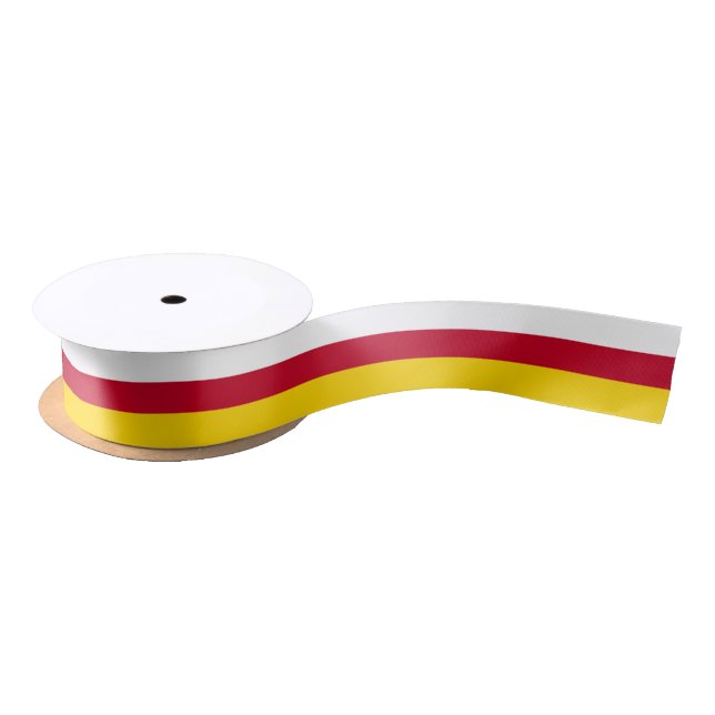 North Ossetia Flag Satin Ribbon (Spool)
