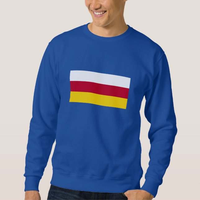 North Ossetia Flag Sweatshirt (Front)