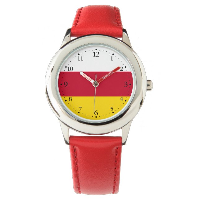 North Ossetia Flag Watch (Front)