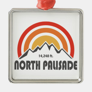 North Palisade California Metal Tree Decoration