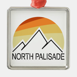 North Palisade California Retro Metal Tree Decoration