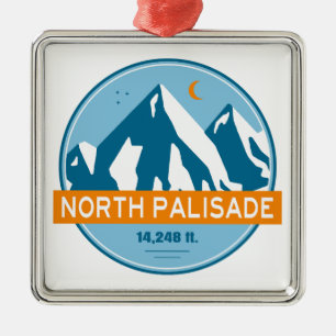 North Palisade California Stars Moon Metal Tree Decoration