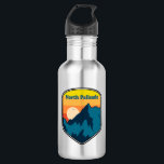 North Palisade California Sunrise 532 Ml Water Bottle<br><div class="desc">North Palisade is the third-highest mountain in California’s Sierra Nevada and one of the state’s fourteeners,  rising to about 14, 248 feet.</div>