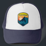 North Palisade California Sunrise Trucker Hat<br><div class="desc">North Palisade is the third-highest mountain in California’s Sierra Nevada and one of the state’s fourteeners,  rising to about 14, 248 feet.</div>