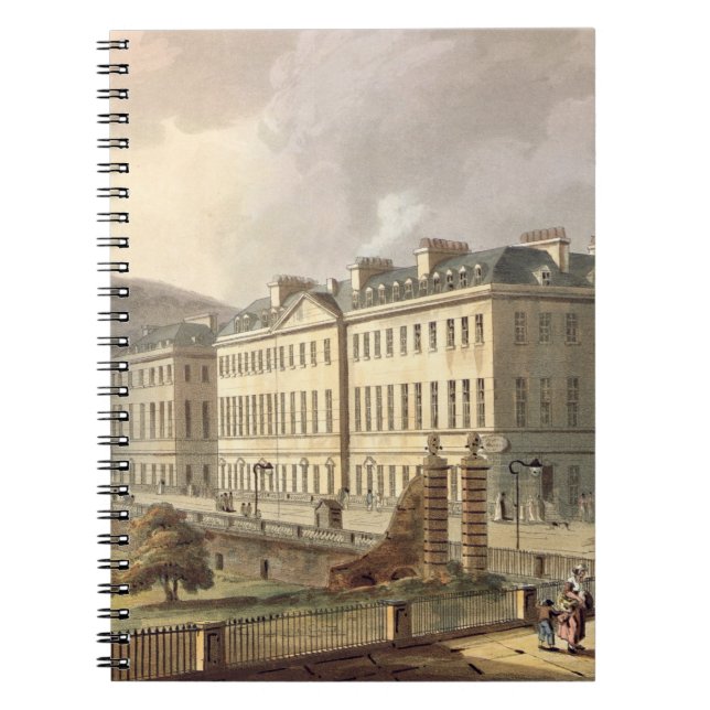 North Parade, from 'Bath Illustrated by a Series o Spiral Notebook (Front)