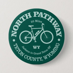 North Pathway (cycling) 7.5 Cm Round Badge