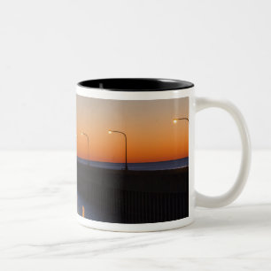 North pier Lighthouse in Duluth, Minnesota, Two-Tone Coffee Mug