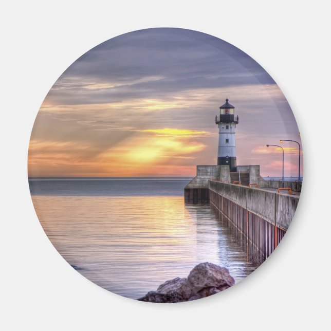 North Pier Morning Magnet (Front)