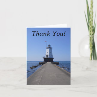 North Pierhead Lighthouse Thank You Card