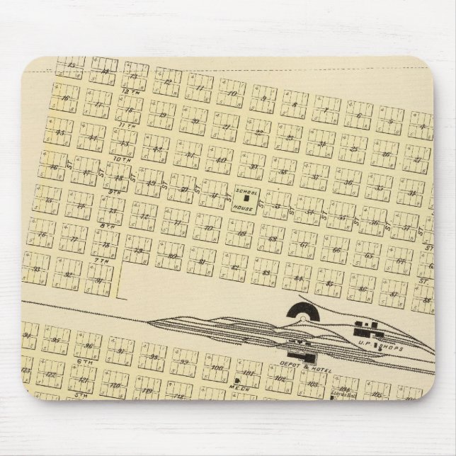 North Platte, Nebraska Mouse Pad (Front)