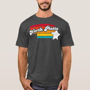 North Platte Nebraska Vintage Distressed Souvenir T-Shirt