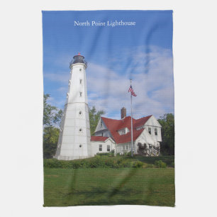 North Point Lighthouse kitchen towel