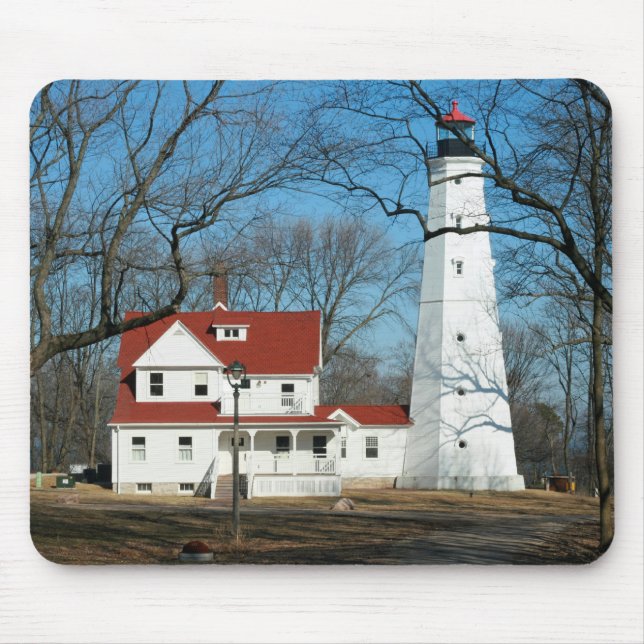North Point Lighthouse, Milw WI Mousepad (Front)