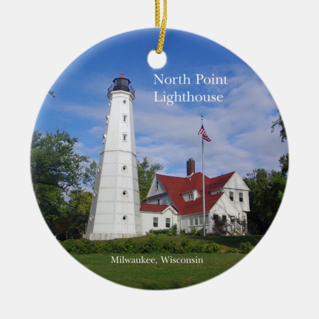 North Point Lighthouse ornament (Front)