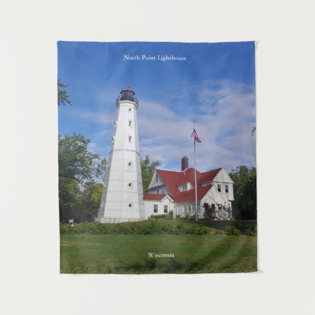 North Point Lighthouse tapestry (Front)