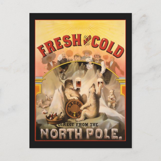 North Pole Beer Postcard (Front)