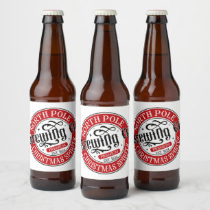 North Pole Brewing Company Beer Bottle Label