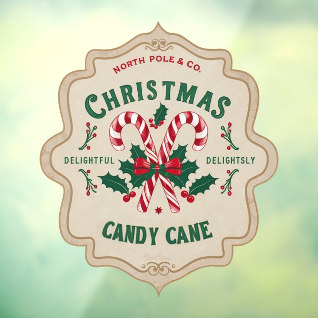 North Pole Candy Cane vintage (Sheet 3)