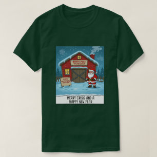 North Pole Cartoon Funny T-Shirt