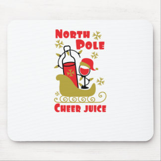 North Pole Cheer juice Mouse Pad