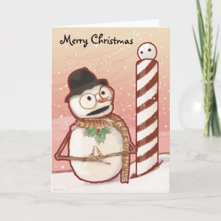 North Pole Christmas card