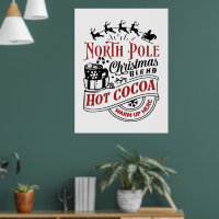 North Pole Christmas hot cocoa