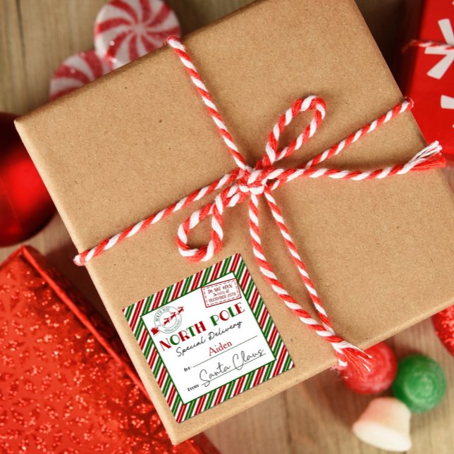 North Pole Christmas Santa Delivery Stickers (Creator Uploaded)