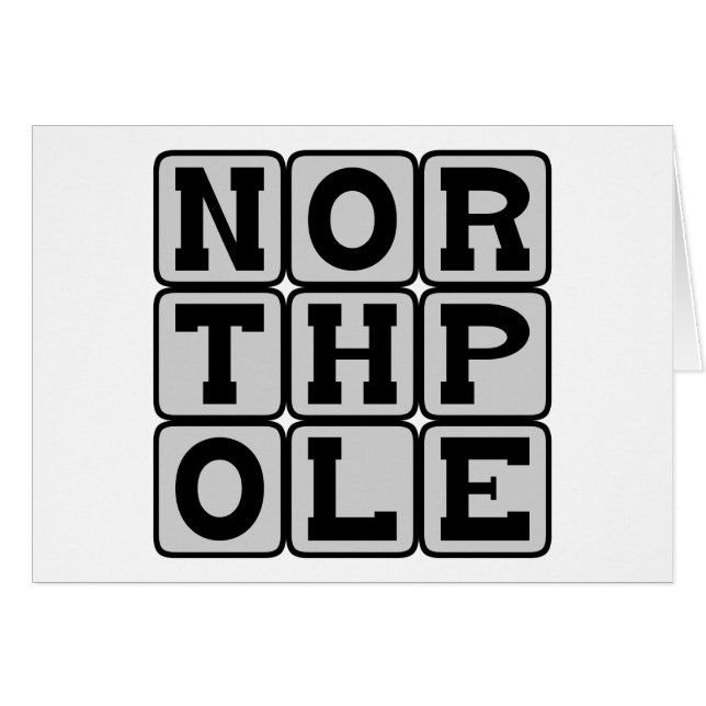 North Pole, Coldest Place on Earth (Front Horizontal)