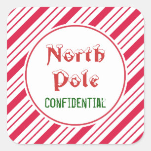 North Pole Confidential Stickers