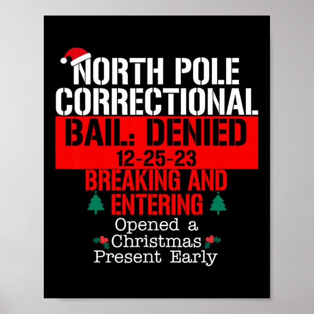 North Pole Correctional Bail Denied Breaking and E Poster (Front)