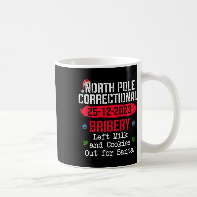 North Pole Correctional Bribery Left Milk Cookies  Coffee Mug (Right)