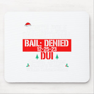 North Pole Correctional Driving Santa Sleigh Match Mouse Pad