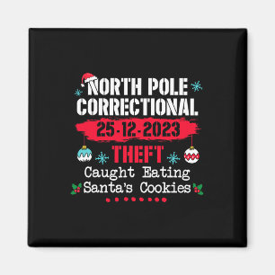 North Pole Correctional Theft Caught Eating Santa' Magnet