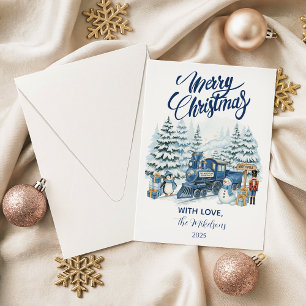 North Pole Express Christmas Holiday Card