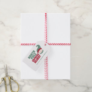 North Pole Express Delivery Personalised Elf Gift Tags