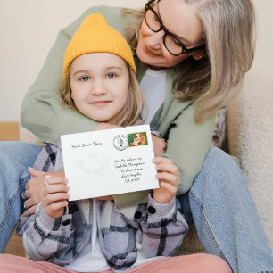 North Pole Express: Personalised Christmas  Envelope