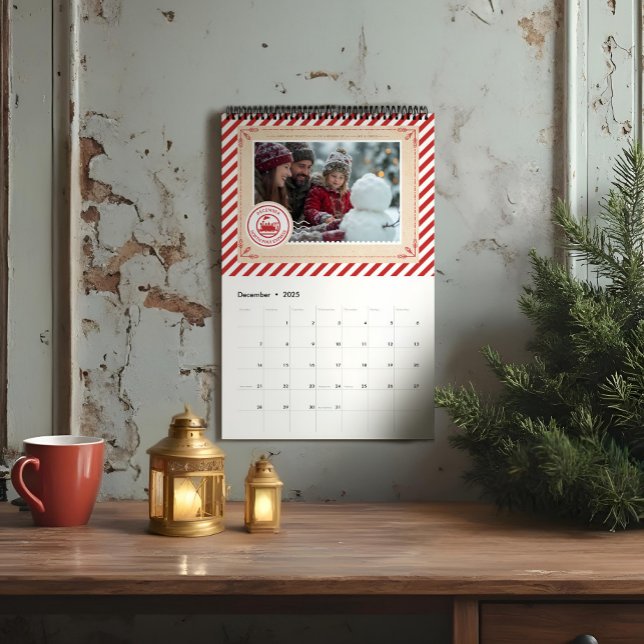 North Pole Express Train Ticket Christmas Photo Calendar (North Pole Express Train Ticket Christmas Photo Calendar)