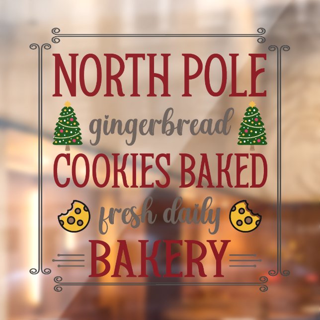 North Pole gingerbread bakery Christmas business (Sheet 2)