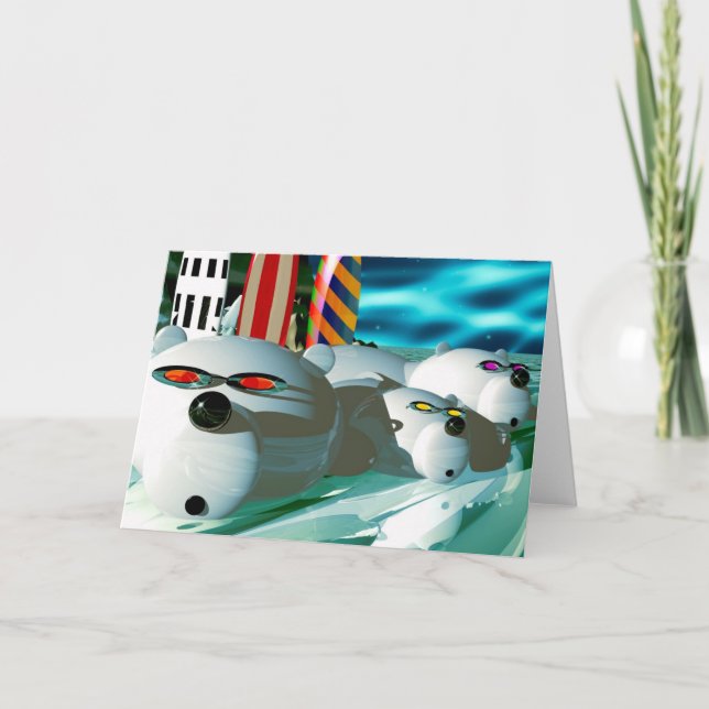 North pole holiday card (Front)