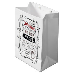 North Pole Hot chocolate recipe Medium Gift Bag